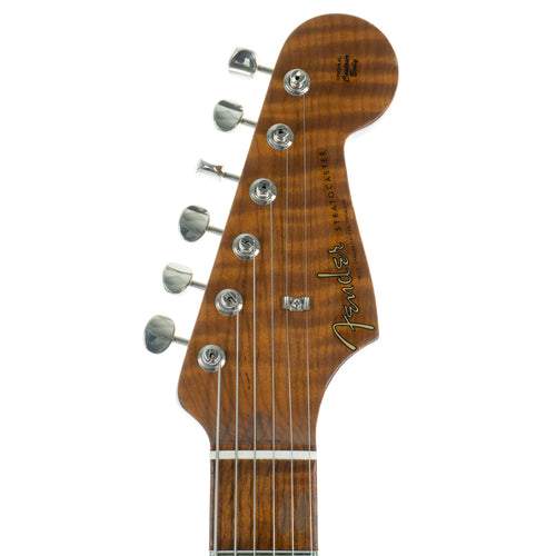 Fender Custom Shop Limited Edition '58 Stratocaster Journeyman Closet Classic Electric Guitar, Aged Sherwood, Green Metallic