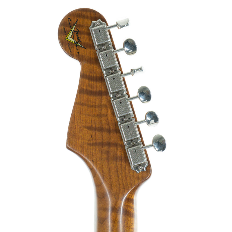 Fender Custom Shop Limited Edition '58 Stratocaster Journeyman Closet Classic Electric Guitar, Aged Sherwood, Green Metallic