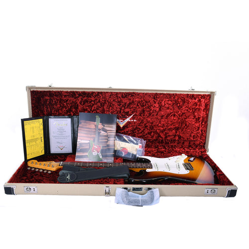 Fender Custom Shop Limited Edition '59 Stratocaster Relic Super Faded Aged 3 Color Chocolate Sunburst
