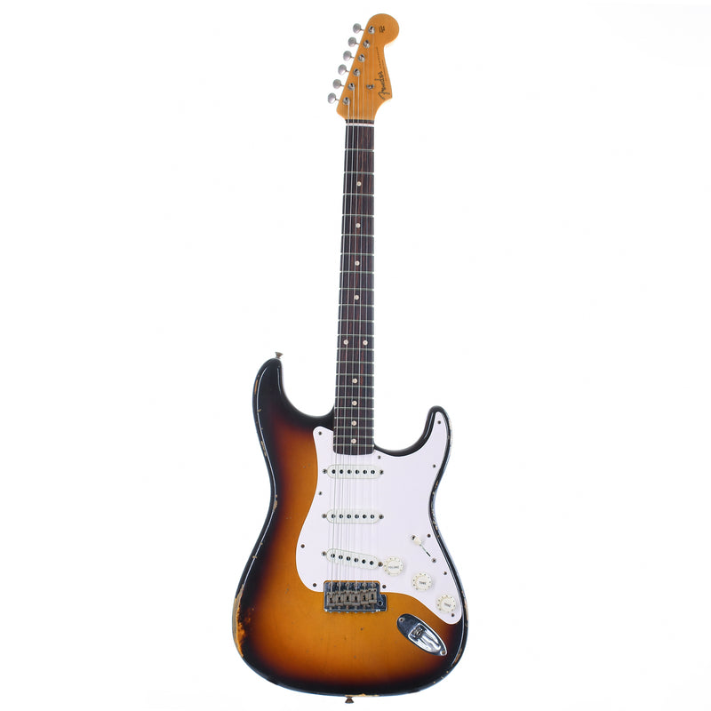 Fender Custom Shop Limited Edition '59 Stratocaster Relic Super Faded Aged 3 Color Chocolate Sunburst