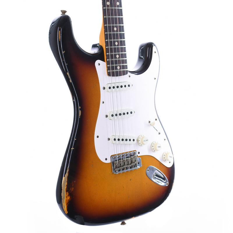 Fender Custom Shop Limited Edition '59 Stratocaster Relic Super Faded Aged 3 Color Chocolate Sunburst