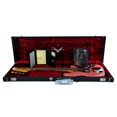 Fender Custom Shop Limited Edition '60 Jazz Bass Relic, Super Faded Aged Tahitian Coral