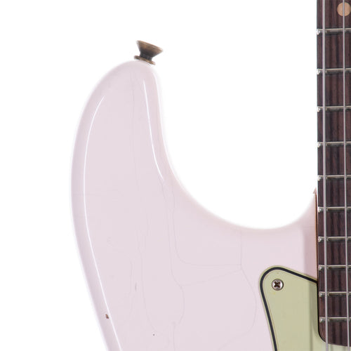 Fender Custom Shop Limited Edition '60 Stratocaster Journeyman Relic Electric Guitar, Super Faded Aged Shell Pink