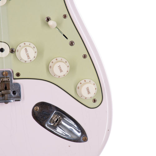 Fender Custom Shop Limited Edition '60 Stratocaster Journeyman Relic Electric Guitar, Super Faded Aged Shell Pink