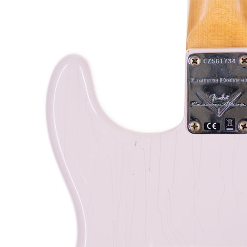 Fender Custom Shop Limited Edition '60 Stratocaster Journeyman Relic Electric Guitar, Super Faded Aged Shell Pink