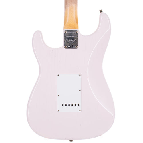 Fender Custom Shop Limited Edition '60 Stratocaster Journeyman Relic Electric Guitar, Super Faded Aged Shell Pink