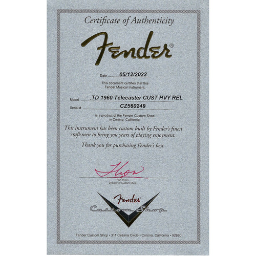Fender Custom Shop Limited Edition '60 Telecaster Custom Electric Guitar, Heavy Relic, Aged Candy Apple Red Over 3-Color Sunburst