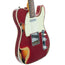 Fender Custom Shop Limited Edition '60 Telecaster Custom Electric Guitar, Heavy Relic, Aged Candy Apple Red Over 3-Color Sunburst