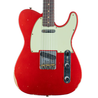 Fender Custom Shop Limited Edition '61 Telecaster Electric Guitar, Relic, Aged Candy Apple Red