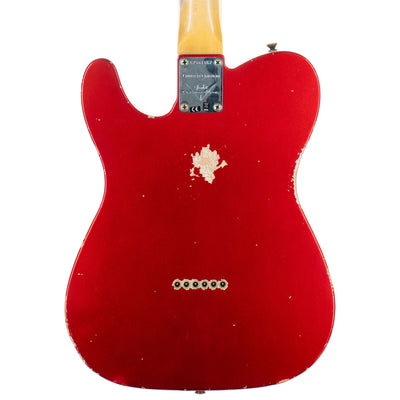 Fender Custom Shop Limited Edition '61 Telecaster Electric Guitar, Relic, Aged Candy Apple Red