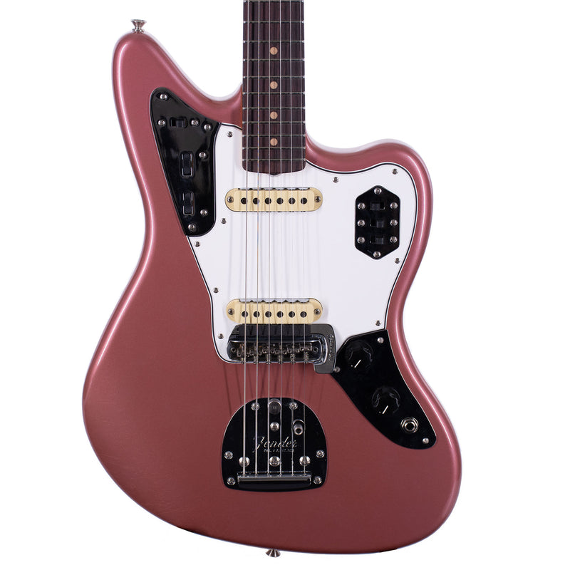Fender Custom Shop Limited Edition '63 Jaguar Journeyman Relic Electric Guitar, Aged Burgundy Mist Metallic