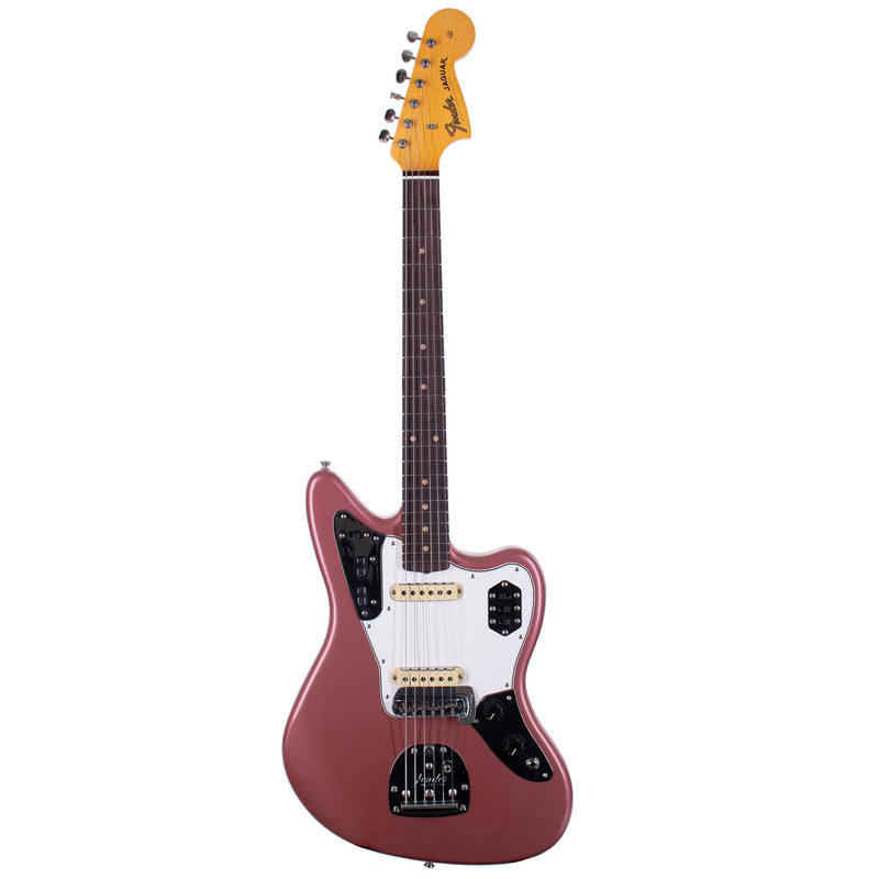 Fender Custom Shop Limited Edition '63 Jaguar Journeyman Relic Electric Guitar, Aged Burgundy Mist Metallic