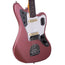 Fender Custom Shop Limited Edition '63 Jaguar Journeyman Relic Electric Guitar, Aged Burgundy Mist Metallic