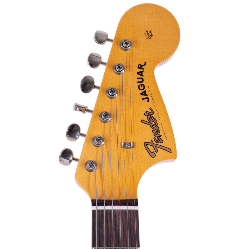 Fender Custom Shop Limited Edition '63 Jaguar Journeyman Relic Electric Guitar, Aged Burgundy Mist Metallic