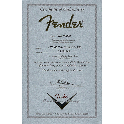 Fender Custom Shop Limited Edition '65 Telecaster Custom Electric Guitar, Heavy Relic, Aged Black Over 3-Color Sunburst