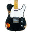 Fender Custom Shop Limited Edition '65 Telecaster Custom Electric Guitar, Heavy Relic, Aged Black Over 3-Color Sunburst