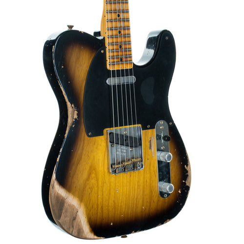 Fender Custom Shop Nocaster Electric Guitar, Heavy Relic, 2-Color Sunburst