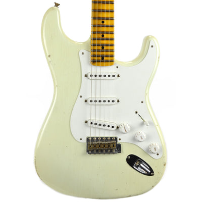 Fender Custom Shop Vintage Custom 55 Stratocaster Relic Aged Olympic White