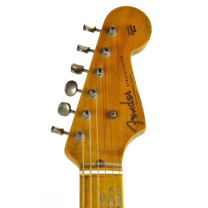 Fender Custom Shop Vintage Custom 55 Stratocaster Relic Aged Olympic White