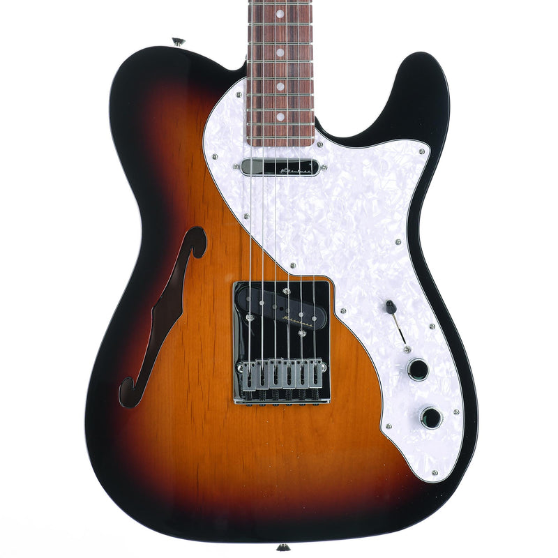 Fender Deluxe Telecaster Thinline Pau Ferro, 3 Color Sunburst