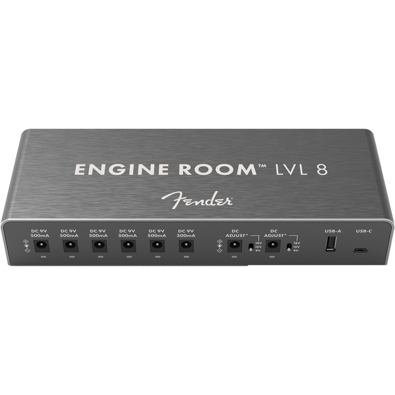 Fender Engine Room LVL8 Power Supply for Guitar Pedals, 120V MODEL #  0230100008 