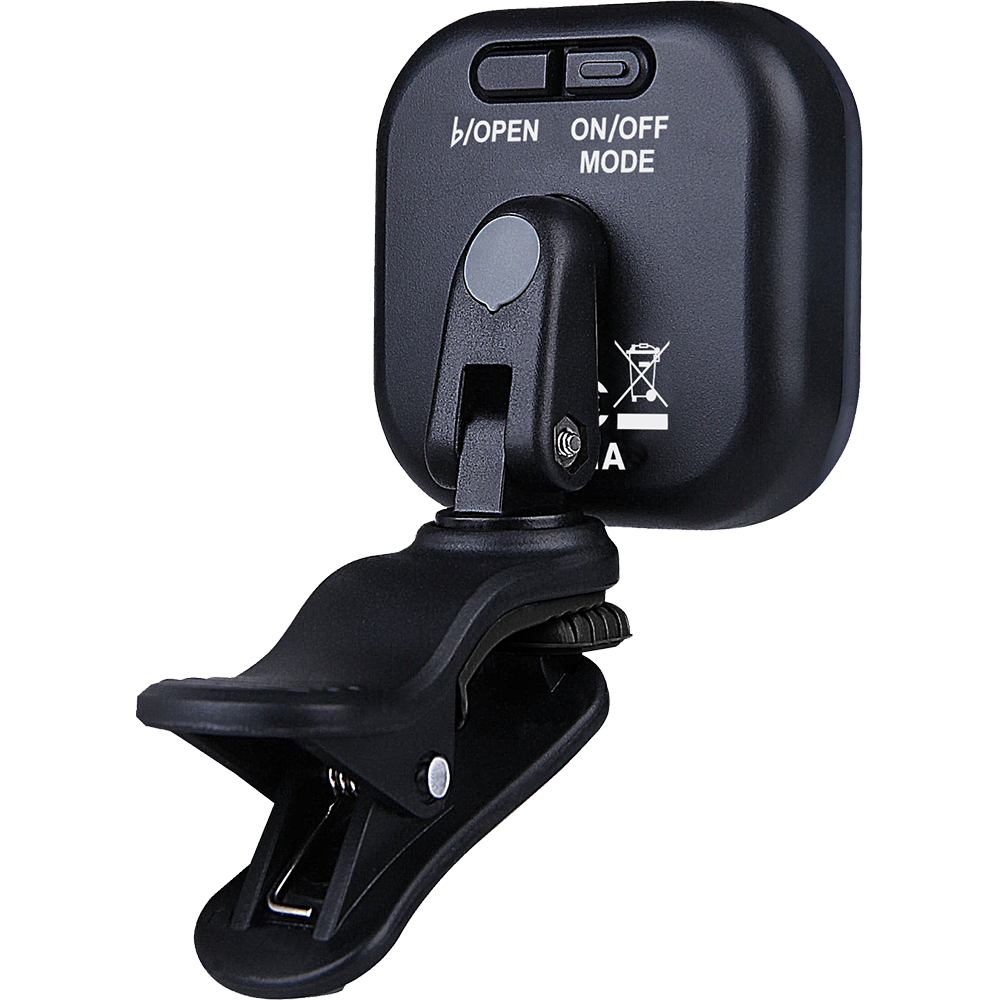Fender Flash Rechargeable Clip-on Guitar Tuner, Black