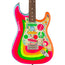 Fender George Harrison Rocky Stratocaster Electric Guitar, Rosewood, Hand Painted Rocky Artwork Over Sonic Blue