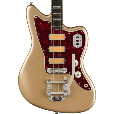 Fender Gold Foil Jazzmaster Electric Guitar, Ebony Fingerboard, Shoreline Gold