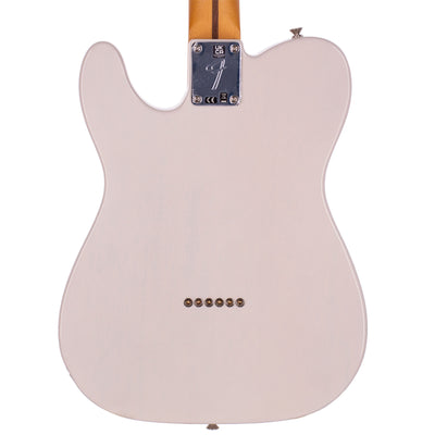 Fender Gold Foil Telecaster Electric Guitar, Ebony Fingerboard, White Blonde