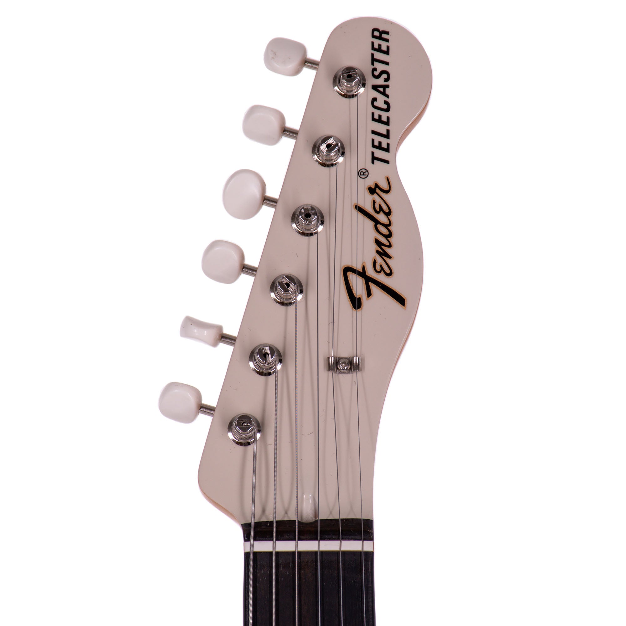 Fender Gold Foil Telecaster Electric Guitar, Ebony, White Blonde