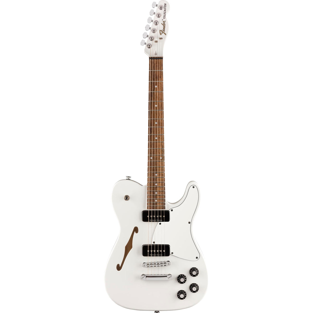Fender Jim Adkins JA-90 Telecaster Thinline Laurel Fingerboard White
