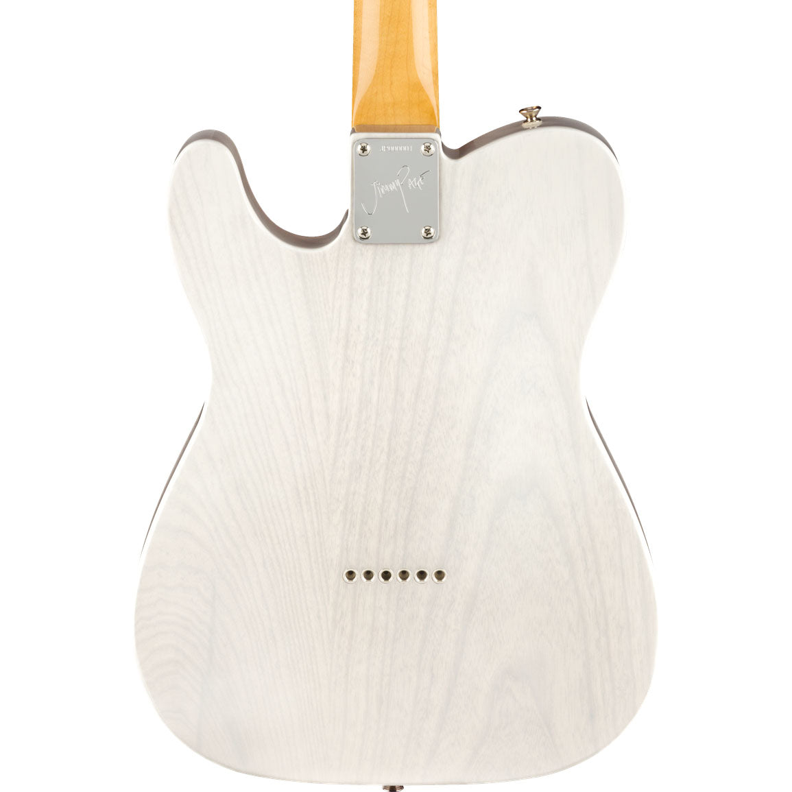 Fender Jimmy Page Mirror Telecaster Electric Guitar, White Blonde
