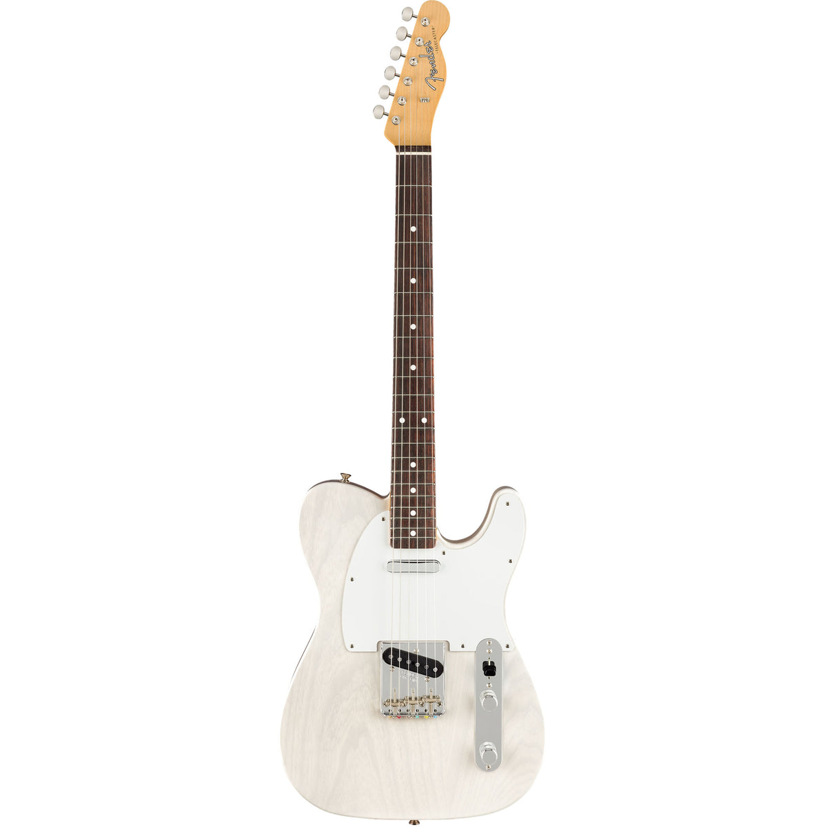 Fender Jimmy Page Mirror Telecaster Electric Guitar, White Blonde
