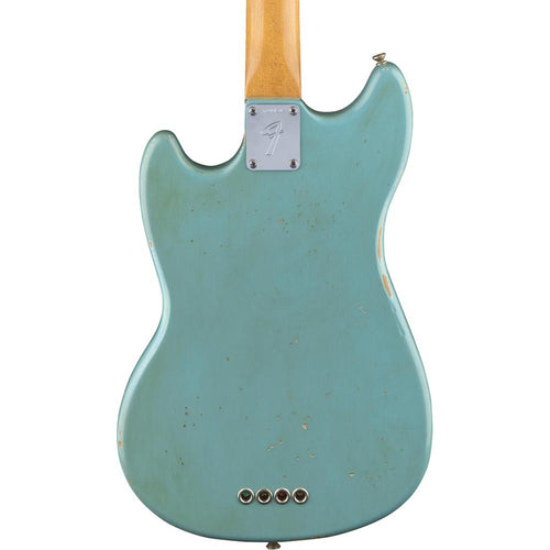 Fender JMJ Mustang Bass - Rosewood Fingerboard - Faded Daphne Blue