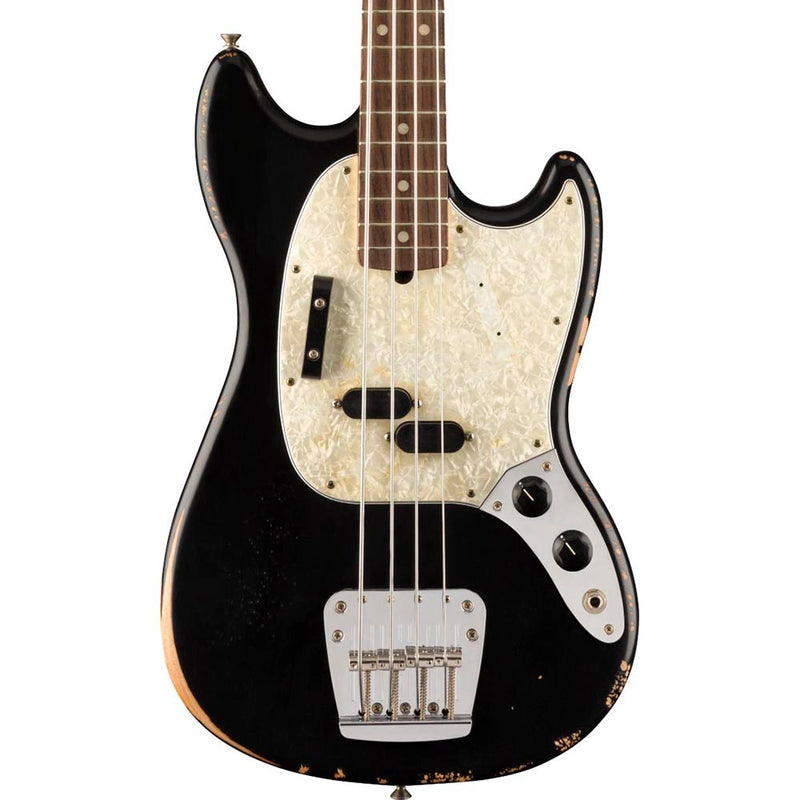 Fender JMJ Road Worn Mustang Bass Rosewood Black