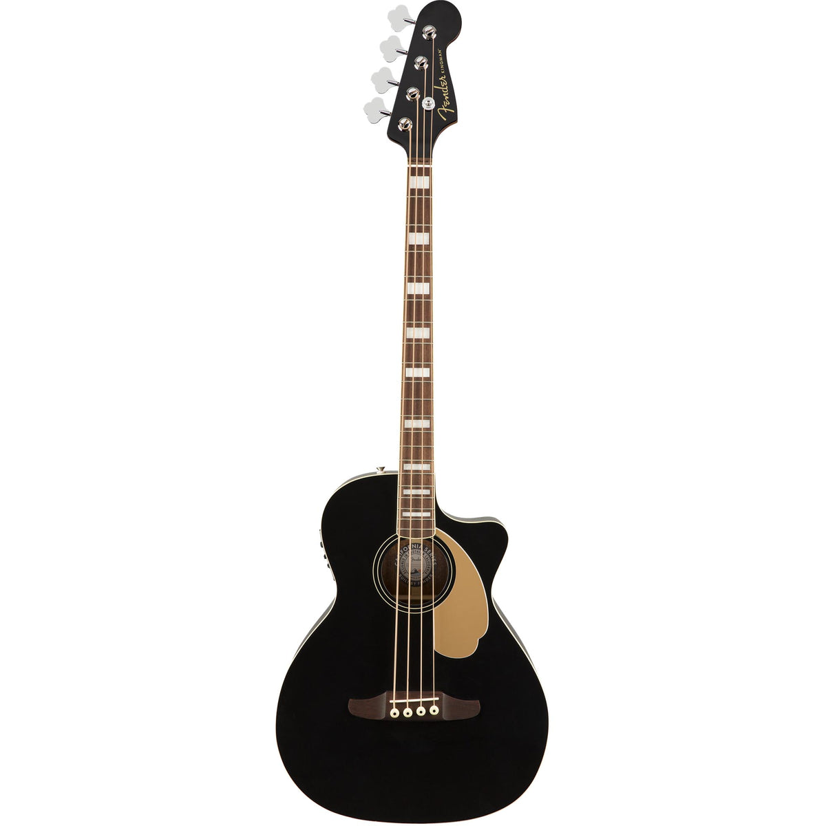 Fender Kingman Bass Guitar Jetty Black with Walnut Fingerboard