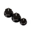 Fender Knobs, Most Jazz Bass Models, Black, Set Of 3
