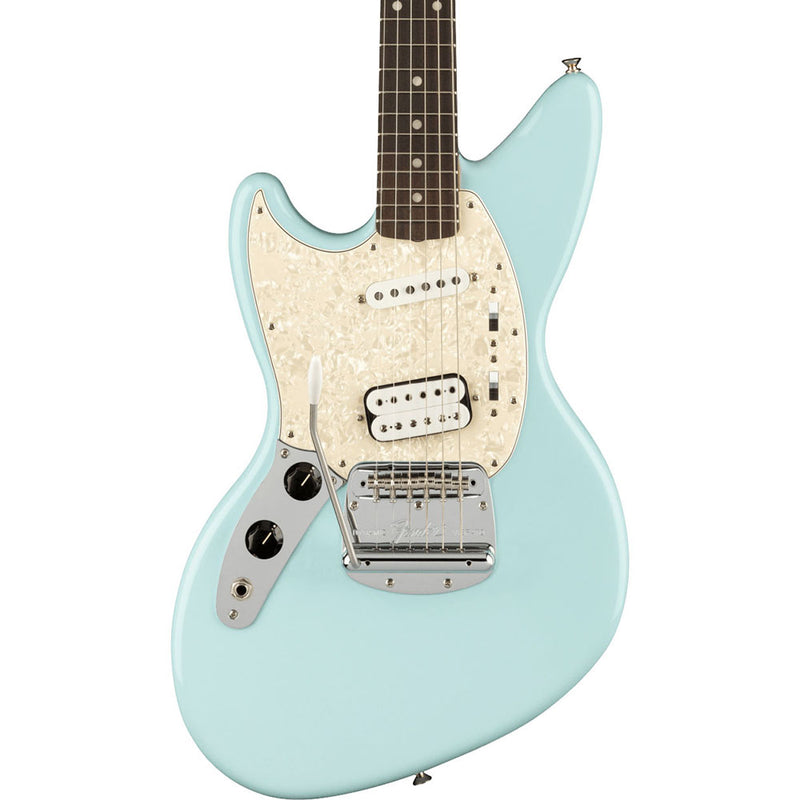 Fender Kurt Cobain Jag-Stang Left-Handed Electric Guitar, Rosewood, Sonic Blue