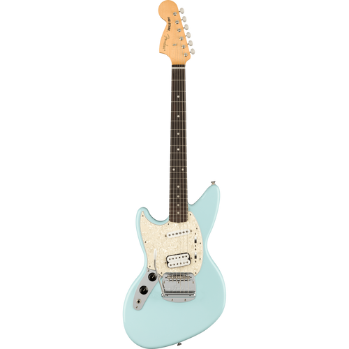 Fender Kurt Cobain Jag-Stang Left-Handed Electric Guitar, Rosewood, Sonic Blue