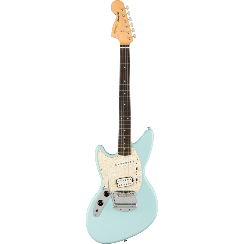 Fender Kurt Cobain Jag-Stang Left-Handed Electric Guitar, Rosewood, Sonic Blue