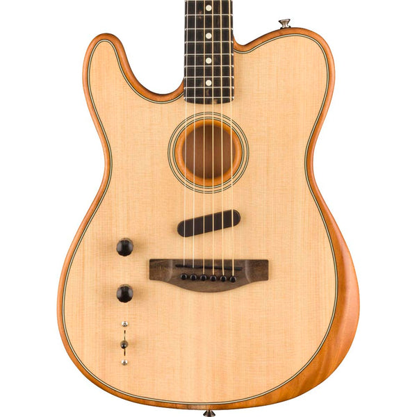 Fender Lefty American Acoustasonic Telecaster Ebony, Natural