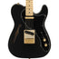 Fender Limited Deluxe Telecaster Thinline Maple, Gold Hardware, Satin Black