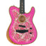 Fender Limited Edition Acoustasonic Telecaster Ebony With Bag, Pink Paisley