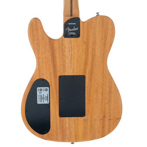 Fender Limited Edition Acoustasonic Telecaster Ebony With Bag, Pink Paisley