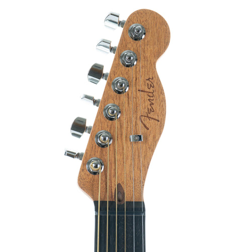 Fender Limited Edition Acoustasonic Telecaster Ebony With Bag, Pink Paisley