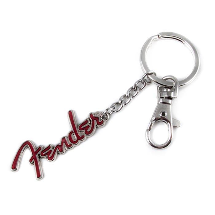 Fender Logo Keychain - Red