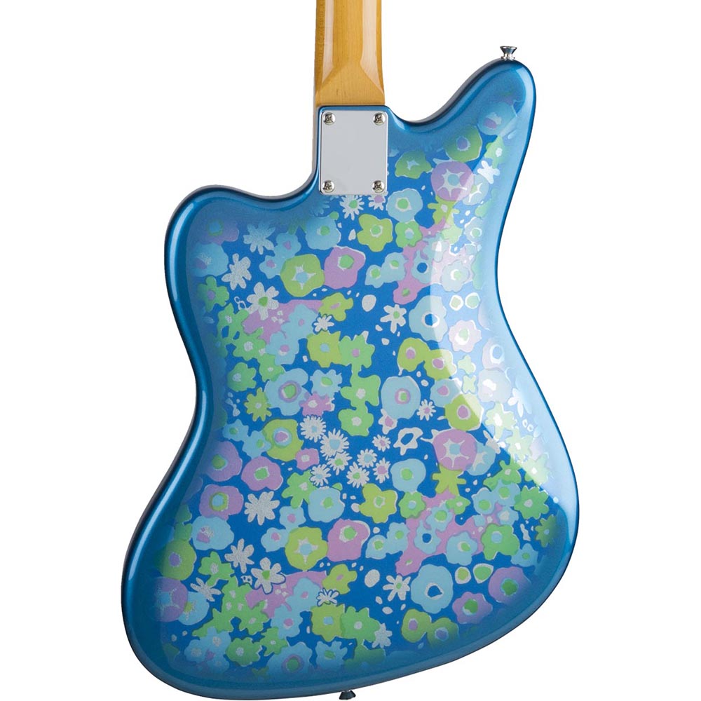 Fender Made In Japan Traditional ‘60S Jazzmaster - Rosewood - Blue Flower