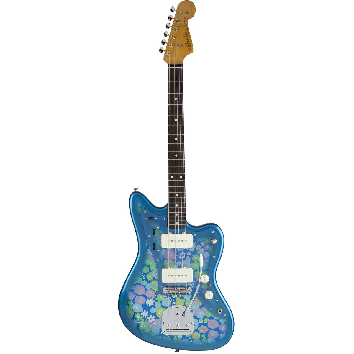 Fender Made In Japan Traditional ‘60S Jazzmaster - Rosewood - Blue Flower