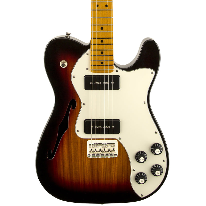 Fender Modern Player Telecaster Thinline Deluxe - Maple Fingerboard - 3-Color Sunburst