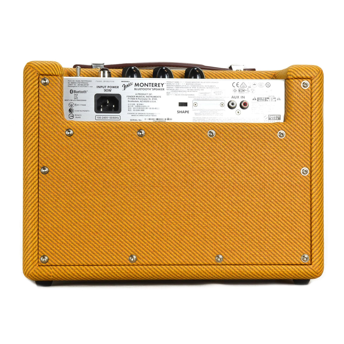 Fender Monterey Tweed Bluetooth Speaker